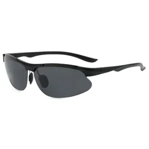 Men's Polarized Sports Sunglasses UV400 Outdoor Driving Fishing Sun Glasses Black Frame
