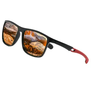 Polarized mountaineering sunglasses for outdoor sports with TR frame and UV protection main view