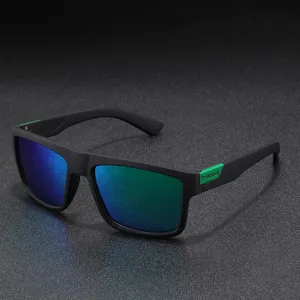 Men polarized sunglasses large frame anti-uv outdoor sports driving black sunglasses