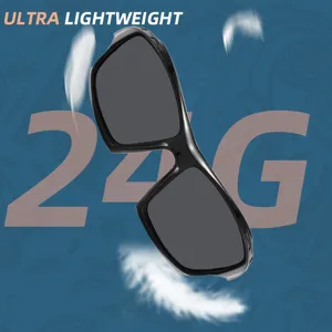 Lunettes de soleil polarisées de sport en plein air ultra légères pour vélo et pêche.