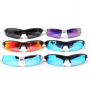 Outdoor sports sunglasses with UV protection, stylish cycling and driving eyewear for men.