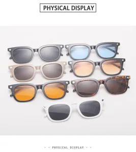 Retro square sunglasses for men and women, stylish vintage frames with UV protection.