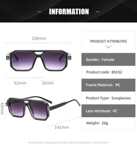Cyberpunk gradient sunglasses for women stylish frame uv protection fashion eyewear style