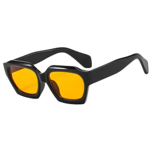 Polygon Irregular Small Frame Sunglasses Women Men Fashion Trendy Street Snapshot UV400 Sun Glasses Retro Eyewear