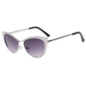 Chic Cat Eye Metal Blue Light Blocking Glasses Fashion Women Optical Frame Eyewear