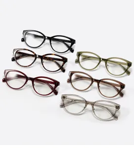 Montature per occhiali da vista cat-eye grandi in TR90 alla moda per donna e uomo, vari colori.