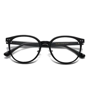 Leichte TR90 Runde Brille Anti Blaulicht Optische Brillenrahmen fuer Damen und Herren