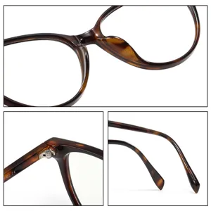 Monture lunettes oeil de chat retro femme ultra legere TR90 anti lumiere bleue optique
