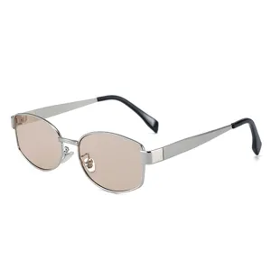 Gafas de sol cuadradas de metal estilo retro para mujer, old money chic y muy elegantes.