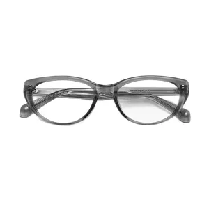Donna TR90 montatura per occhiali da vista gatto trasparente leggera retro vista principale