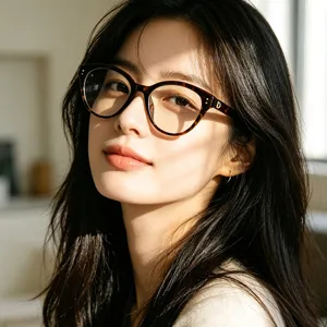 Koreanisch Vintage TR90 Optische Brillenfassung Blaulichtfilter Cat Eye Klare Brille Für Herren Damen Mode Täglich