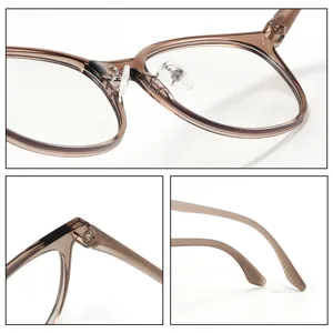 Occhiali anti luce blu con montatura grande TR90 eleganti uomo donna, ottica leggera.