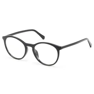 Lunettes de vue rondes noires classiques pour femmes, monture optique légère vintage en TR90.