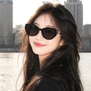 Vintage Cat Eye Polarized Sunglasses For Women Men UV400 TR Frame Retro Sun Glasses Eyewear