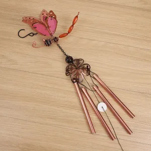Campanello a vento libellula in metallo acrilico per giardino terrazza decorazione esterna