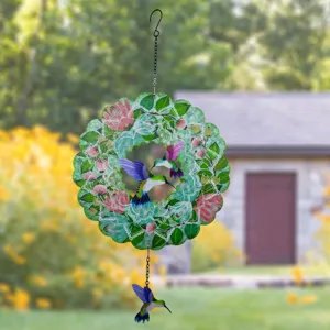 Metalen kolibrie windgong hangende decoratie voor tuin en binnenplaats buitenkant