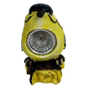 Resin Bird Solar Garden Light Outdoor Yard Lawn Decor Waterproof Landscape Lamp Ornament