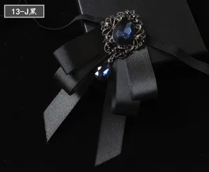 Detail shot of retro rhinestone bow tie for men suit wedding formal evening party wear.