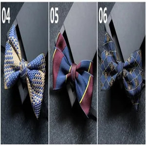 Farfallina da uomo fatta a mano per abito e camicia, elegante cravatta fantasia da sposo.