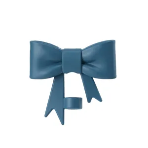 Large silicone bow straw cover cap for 10mm glass straws and Stanley cups leakproof plug detail