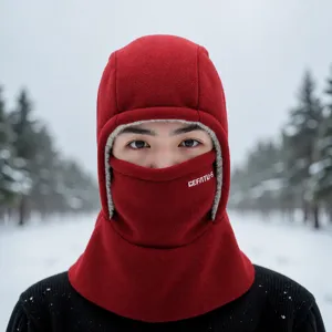 Passamontagna termico in pile antivento ciclismo invernale maschera viso cappuccio