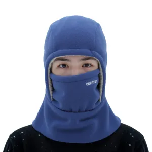 Passamontagna in pile invernale maschera antivento e cappuccio scaldacollo caldo bici