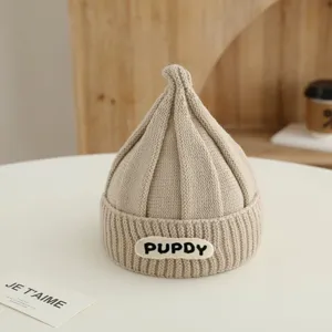 Lindo gorro de punto para bebé otoño invierno, gorro de recién nacido suave y cálido.