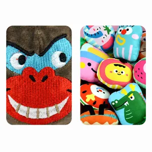 Detailed view of pet plush toy showcasing precision embroidery and high-definition printing crafts.
