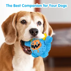 Funny Cute Monster Dog Toy Squeaky Plush Interactive Chew Toy For Small Dogs Halloween Party Pet Supplies