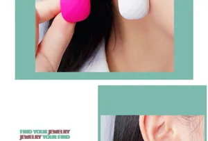Candy color acrylic geometric square stud earrings detail view, multi-faceted painted design.