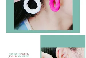 Fashion candy color twisted acrylic hoop earrings for women, stylish daily wear jewelry.