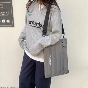 Gepolsterte 14 Zoll Laptoptasche Unisex Lässige Umhängetasche für das tägliche Pendeln