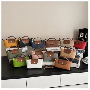 Bolso de Mano Mujer Ante Bandolera Mini Bolso Diseño de Nicho Estilo Multicolor