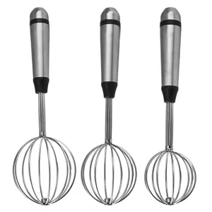 Batidor de huevos manual de acero inoxidable juego de herramientas de cocina para hornear