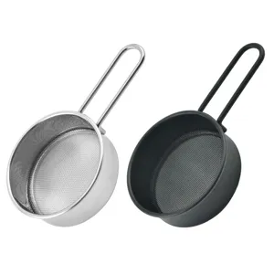 Setaccio per farina in acciaio inox con manico utensile da cucina per zucchero