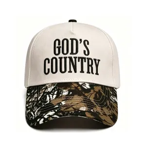Vintage Camouflage Patchwork Baseball Cap mit Stickerei, lässiger Unisex Streetwear Hut.