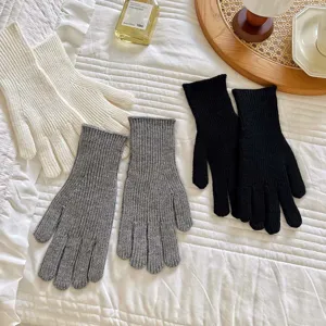 Guanti invernali caldi in maglia da donna guanti touchscreen eleganti accessori di abbigliamento