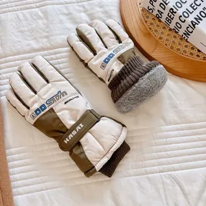 Mens winter ski gloves thermal waterproof windproof touchscreen outdoor sports warm gear