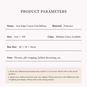 Brede Hondentand Lint Golvende Rand Polyester Stof Lint Voor Geschenkverpackung Bloemenverpakking DIY Ambacht Decoratie
