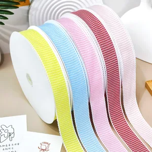 4cm Hondentand Lint Rand DIY Cadeauverpakking Bruiloft Bloemen Decoratief Satijnen Lint Webbing