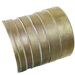 Set di nastro in rete dorata per confezioni regalo, fiocchi per capelli e accessori fai-da-te.