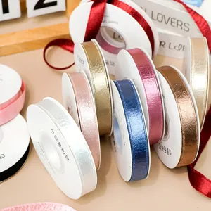 1.5cm Double-Sided Glossy Satin Ribbon DIY Bow Hair Accessories Craft Materials