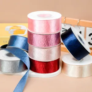 Double Sided Glitter Velvet Ribbon Satin Webbing For DIY Hair Bows Gift Wrapping Craft Party Decor
