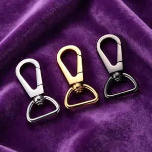 Stainless steel dog clips swivel lobster clasps for bags luggage hardware accessories detail view