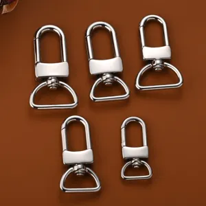 Stainless steel bag swivel snap hooks set hardware metal clasps for DIY purse straps