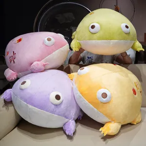 Cute Cartoon Frog Toad Plush Toy Soft Stuffed Animal Throw Pillow Pendant Keychain For Kids Women Gift Home Decoration