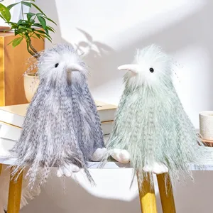 Peluche douce d'oiseau kiwi mignon animal en peluche poupée compagnie pour enfants