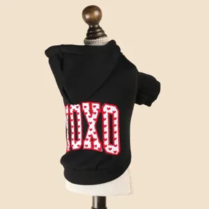 Pet dog hoodie spring autumn small dogs cute breathable hooded sweater detail view