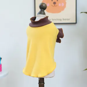 Cute pet dog sweater for small puppies autumn spring solid color knit shirt comfy apparel
