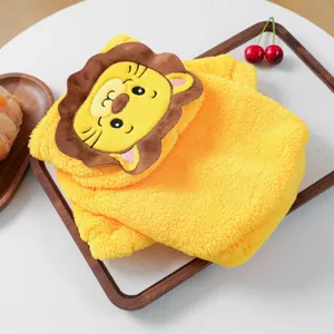 Cute yellow plush pet clothes for small dogs and puppies with fun lion hood design. Perfect party costume.